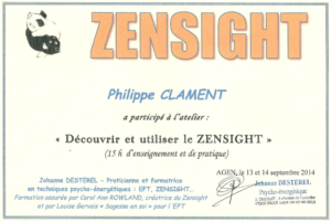 Diplôme Zensight - Agen